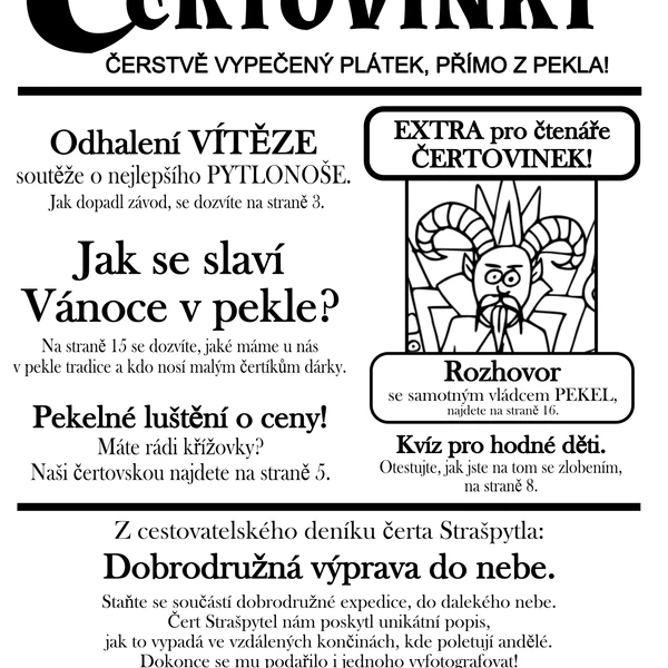 Čertovinky (černobílá varianta)