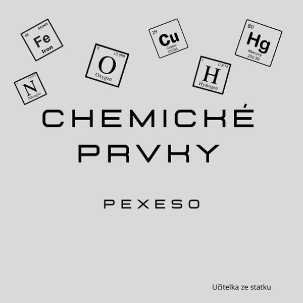 Chemické prvky II - pexeso
