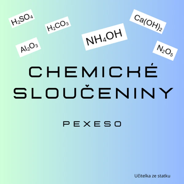 Chemické sloučeniny - pexeso