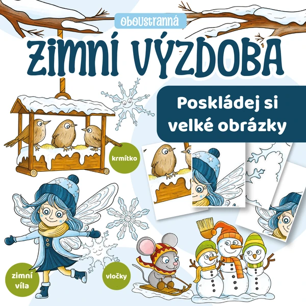 Zimní výzdoba - oboustranná