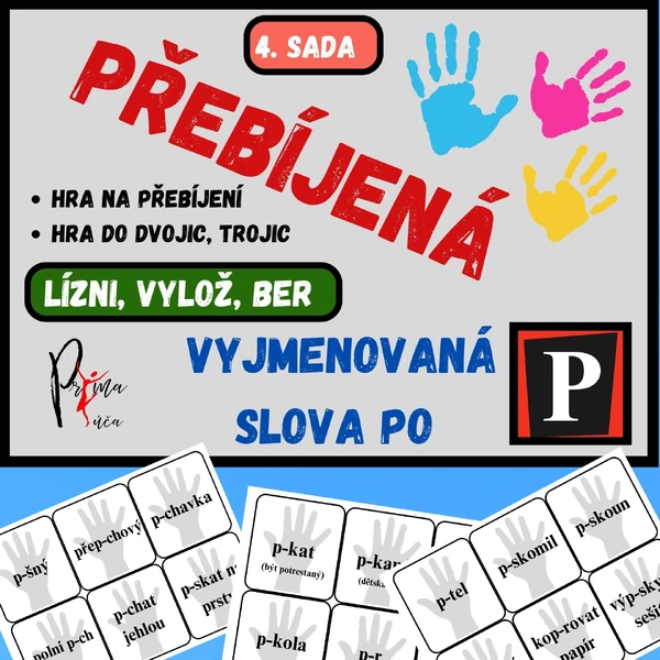 VYJMENOVANÁ SLOVA - HRA DO DVOJIC, TROJIC - PŘEBÍJENÁ