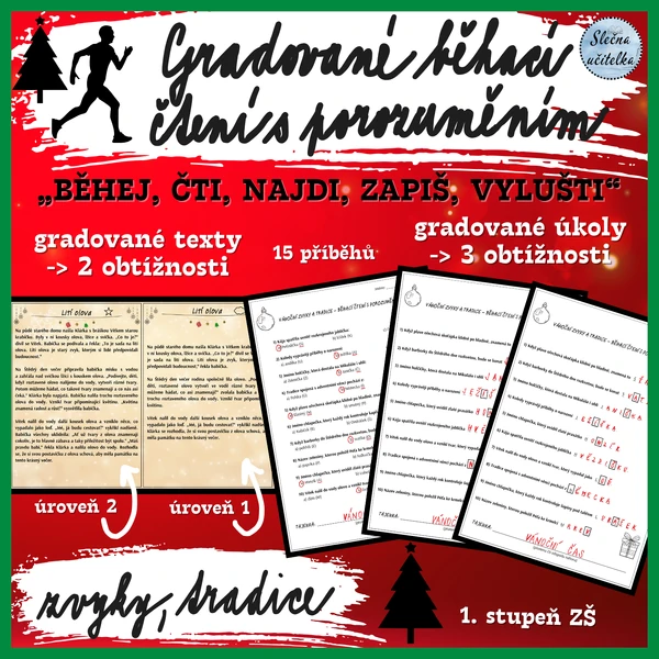GRADOVANÉ BĚHACÍ ČTENÍ S POROZUMĚNÍM - vánoční zvyky, tradice