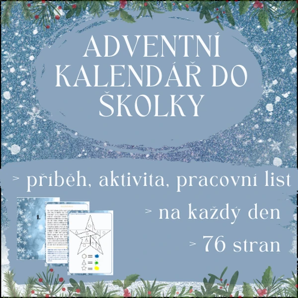 Adventní kalendář do školky 