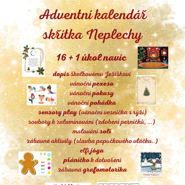 Adventní kalendář skřítka Neplechy