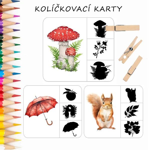 KOLÍČKOVÁNÍ PODZIM STÍNY