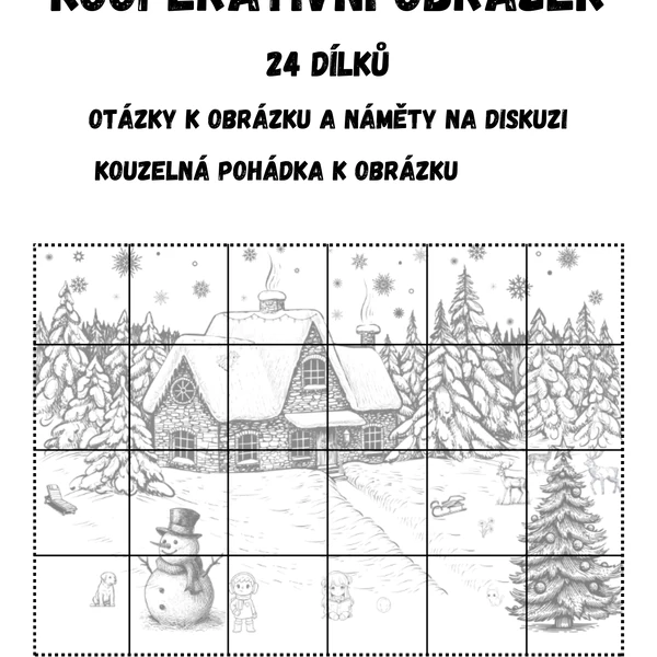 Kooperativní obrázek - zima