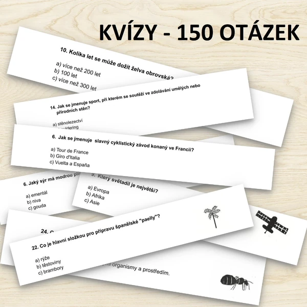 Kvízy - 150 otázek do družiny i do výuky