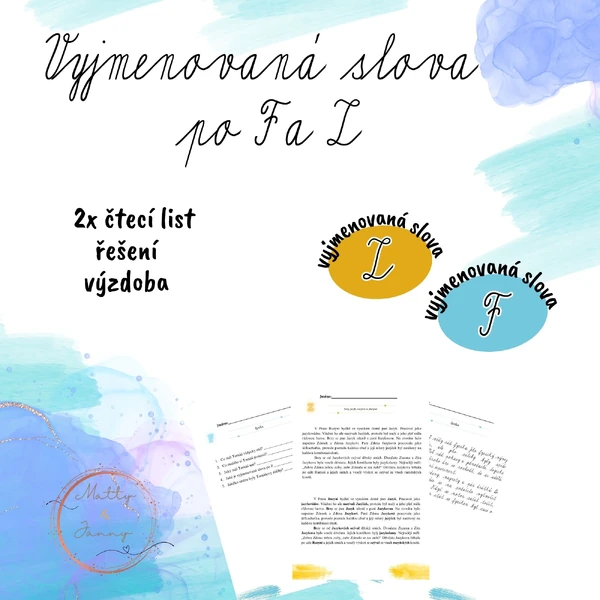 Vyjmenovaná slova po Z a F