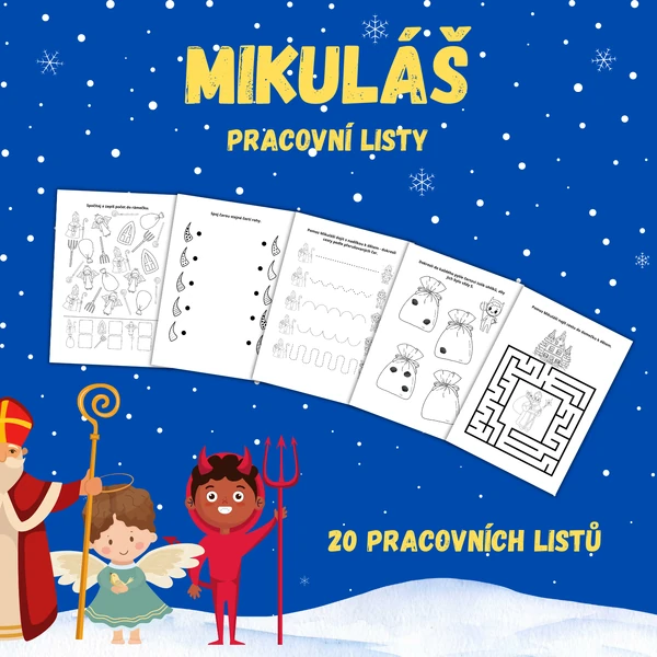MIKULÁŠ - pracovní listy