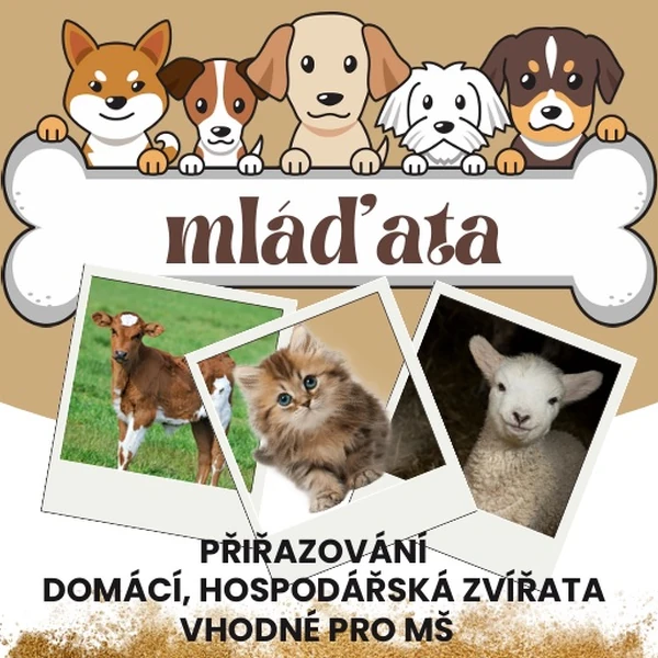 Mláďata - přiřazování + Já mám, kdo má?