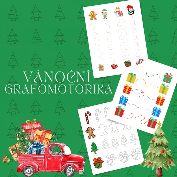 Vánoční grafomotorika