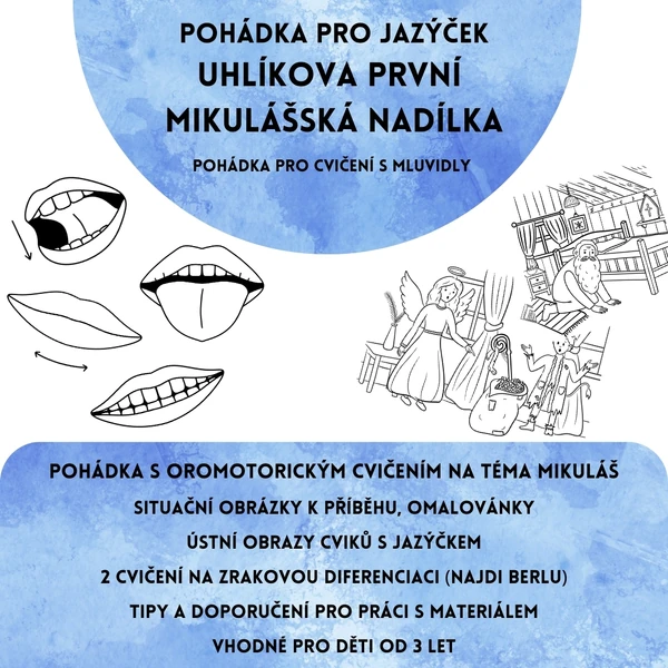 Pohádka pro jazýček - Uhlíkova první Mikulášská nadílka