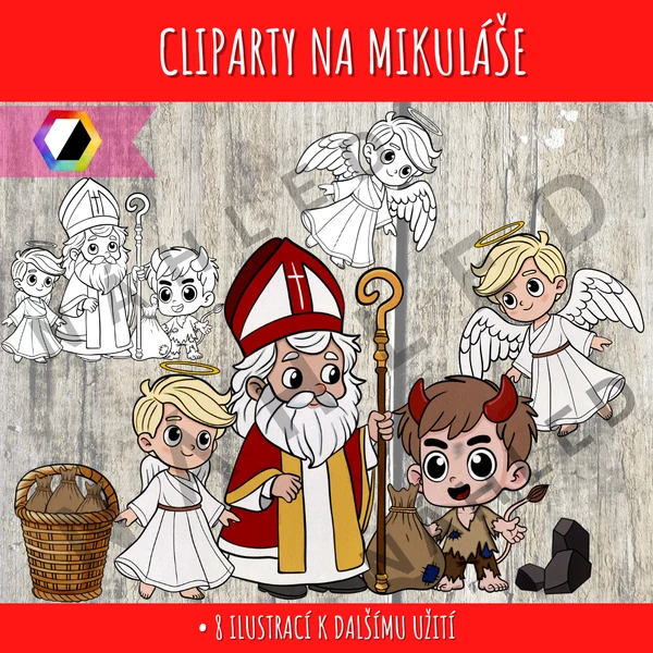 Cliparty - český Mikuláš