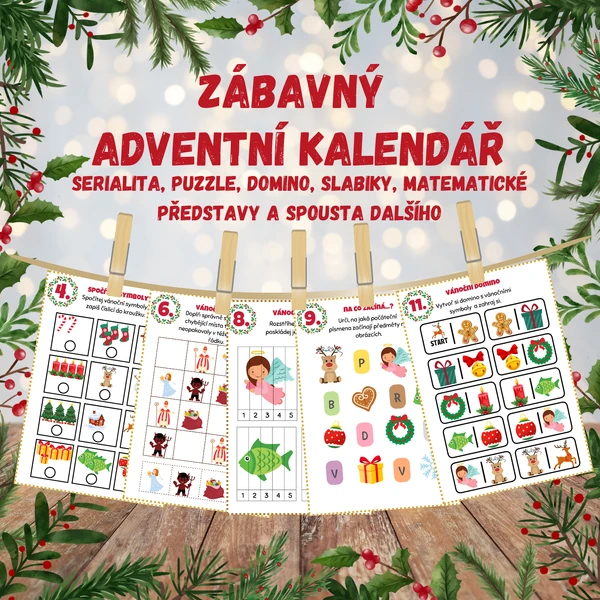 Zábavný adventní kalendář