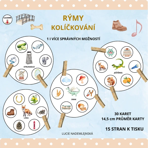 RÝMY - KOLÍČKOVÁNÍ