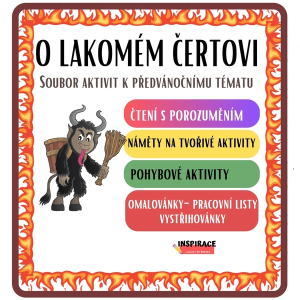 O LAKOMÉM ČERTOVI👹(soubor aktivit k tématu)