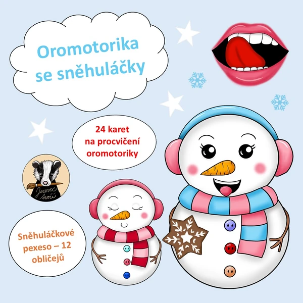 Oromotorika se sněhuláčky 