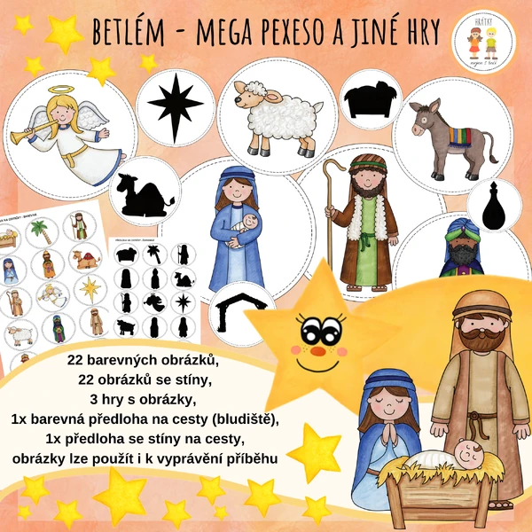 Betlém - Mega pexeso a jiné hry