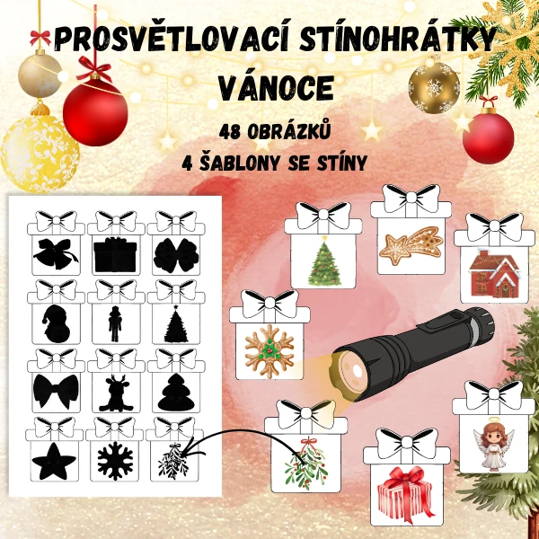 Vánoce - Prosvětlovací stínohrátky