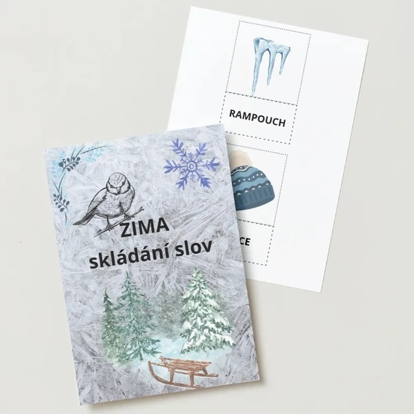 ZIMA - skládání slov