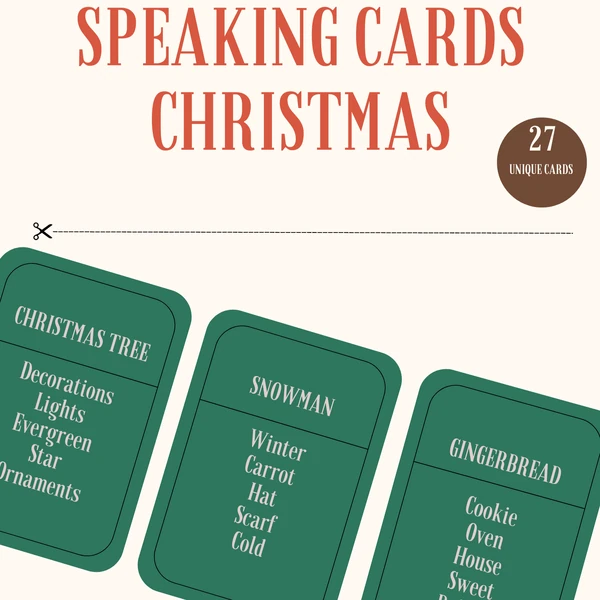 Speaking Cards - Christmas (Vánoce)