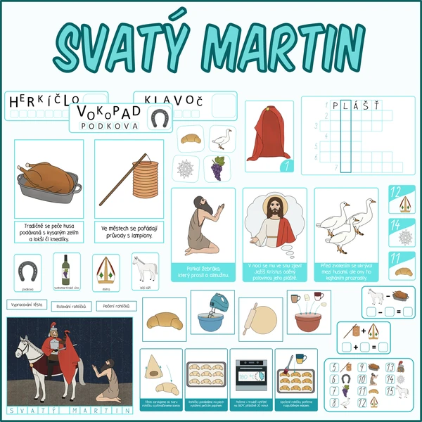 Svatý Martin - Sada aktivit
