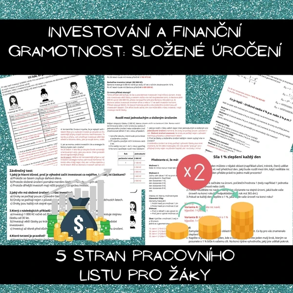 Investování a finanční gramotnost: složené úročení