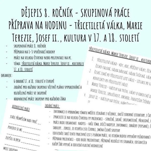 Třicetiletá válka, Marie Terezie, Josef ll., kultura v 17. a 18. století