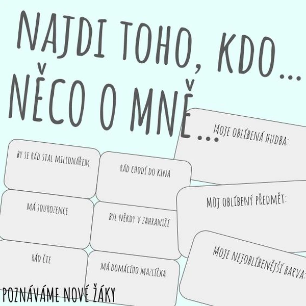 Něco o mně... + Najdi toho, kdo...