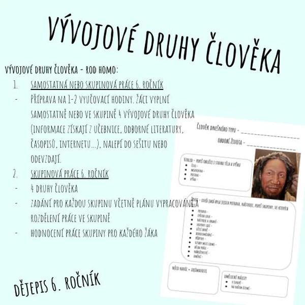 Vývojové druhy člověka