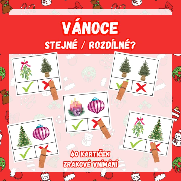 VÁNOCE - stejné / rozdílné