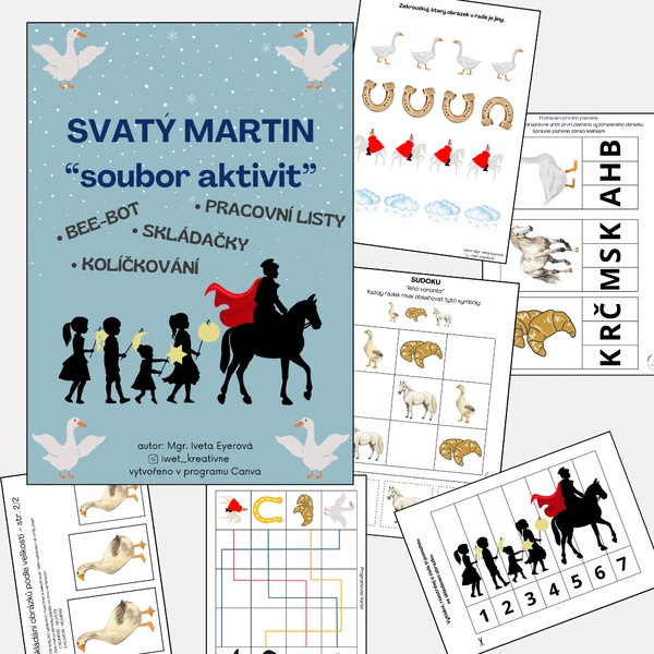 SVATÝ MARTIN - soubor aktivit