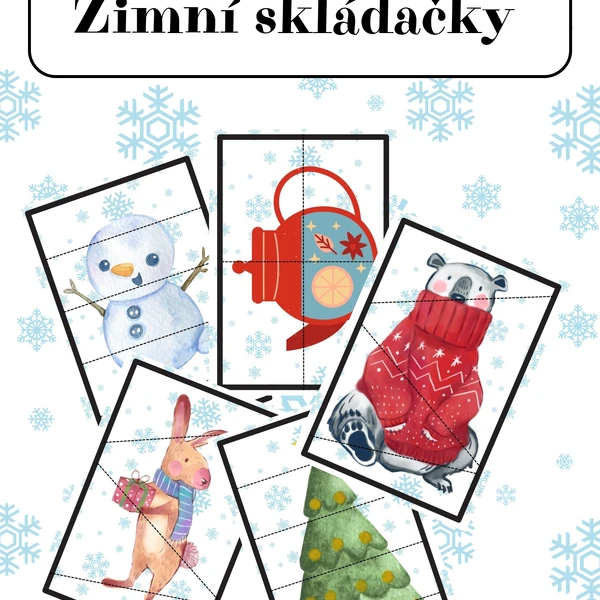 Zimní skládačky 