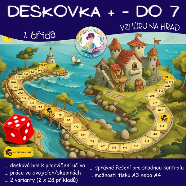 VZHŮRU NA HRAD - počítání do 7