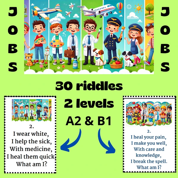Jobs & riddles (veršované hádanky)