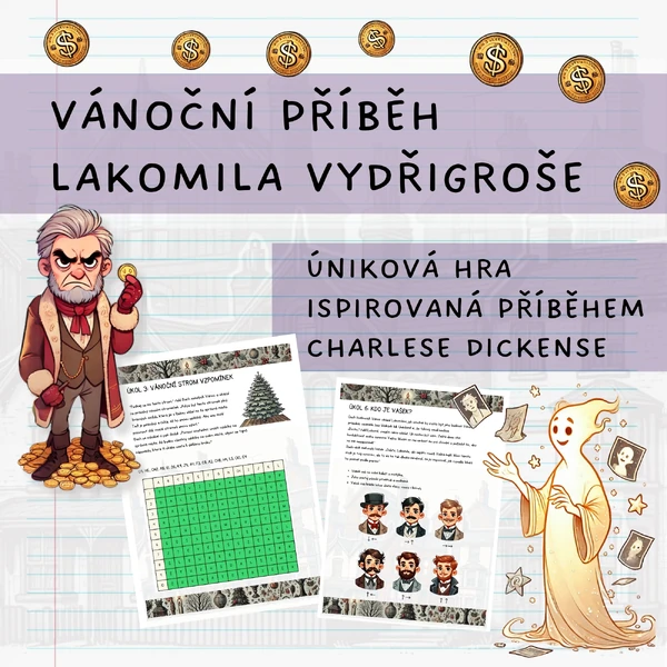 Vánoční příběh Lakomila Vydřigroše