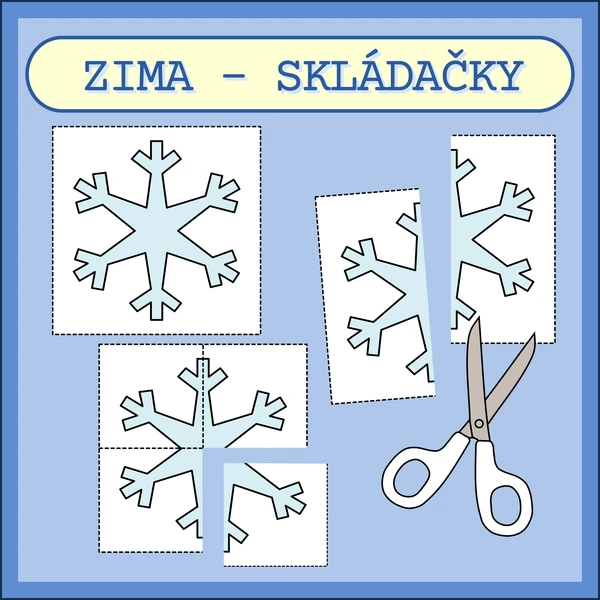 ZIMA - SKLÁDAČKY