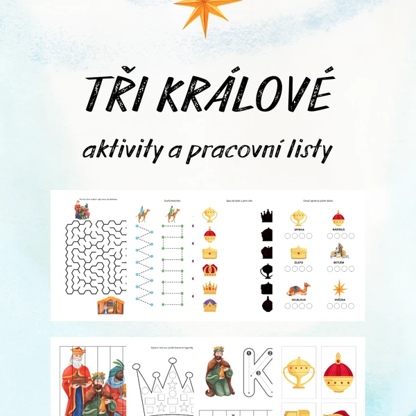 Tři králové - pracovní listy a aktivity