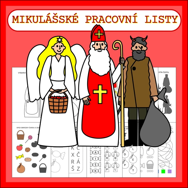 MIKULÁŠSKÉ PRACOVNÍ LISTY