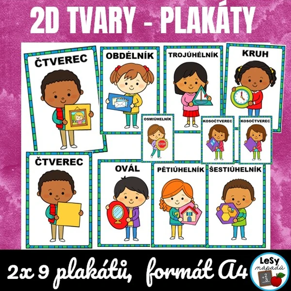 2D plakáty s obrázky na výšku