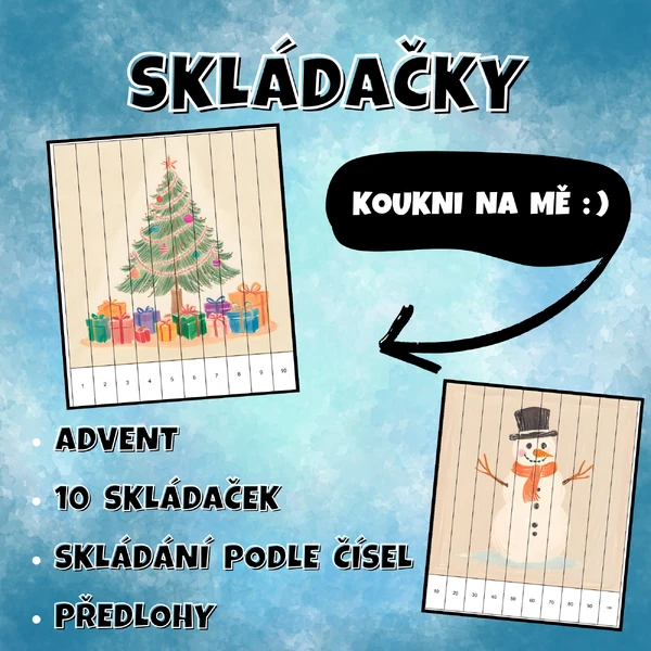 SKLÁDAČKY - advent