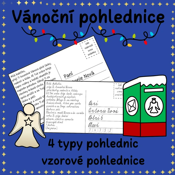 Vánoční pohlednice