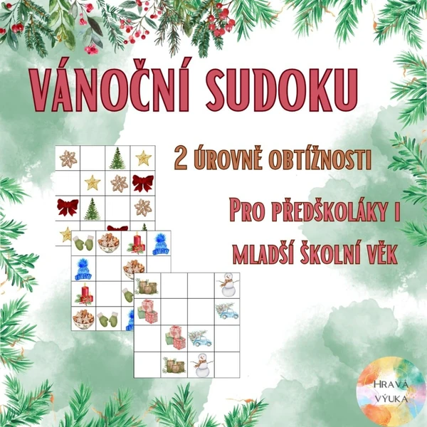 Vánoční sudoku