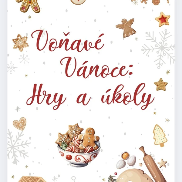 Vánoční pečení - hry a úkoly