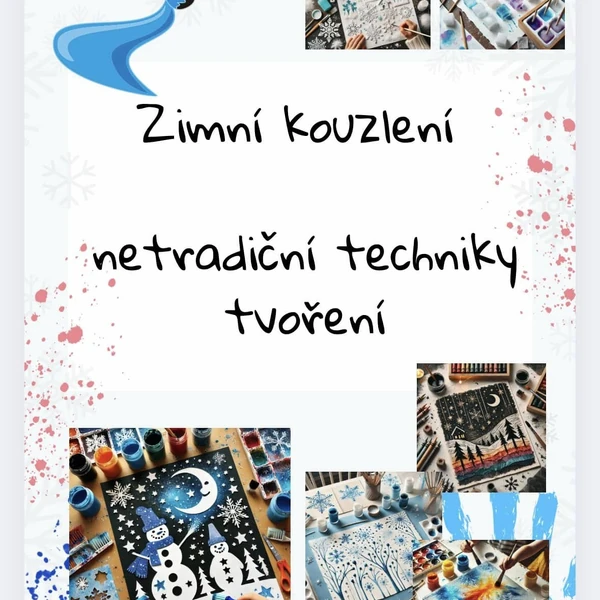 Netradiční techniky tvoření - zima
