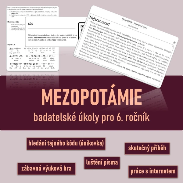 Mezopotámie - badatelské úkoly