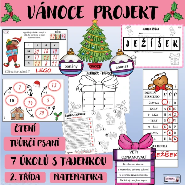 Vánoce - projekt pro 2. třídu