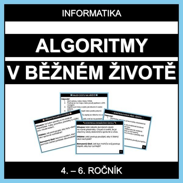 Algoritmy v běžném životě