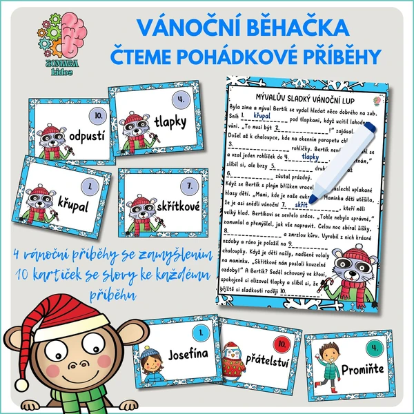 Běhačka - čteme a doplňujeme vánoční příběhy