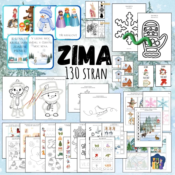 ZIMA - Soubor aktivit - 130 stran